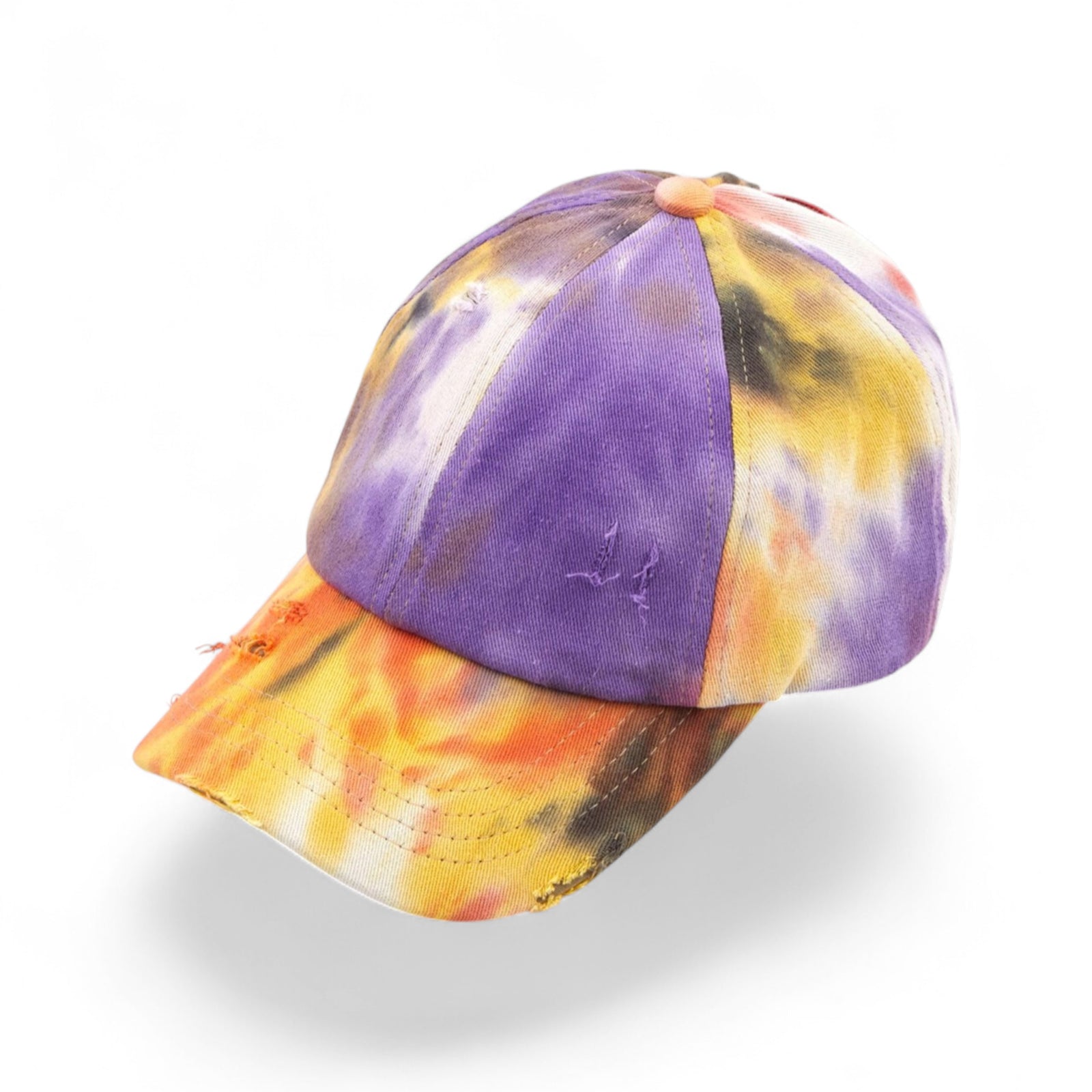 C.C® Criss Cross Ponytail Cap - Women's Cotton Baseball Hat for Ponytails & Braids