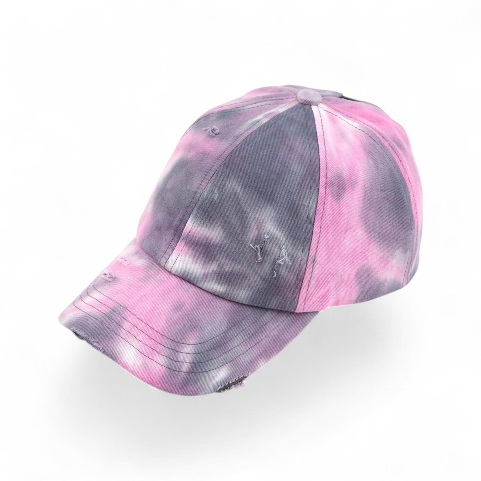 C.C® Criss Cross Ponytail Cap - Women's Cotton Baseball Hat for Ponytails & Braids