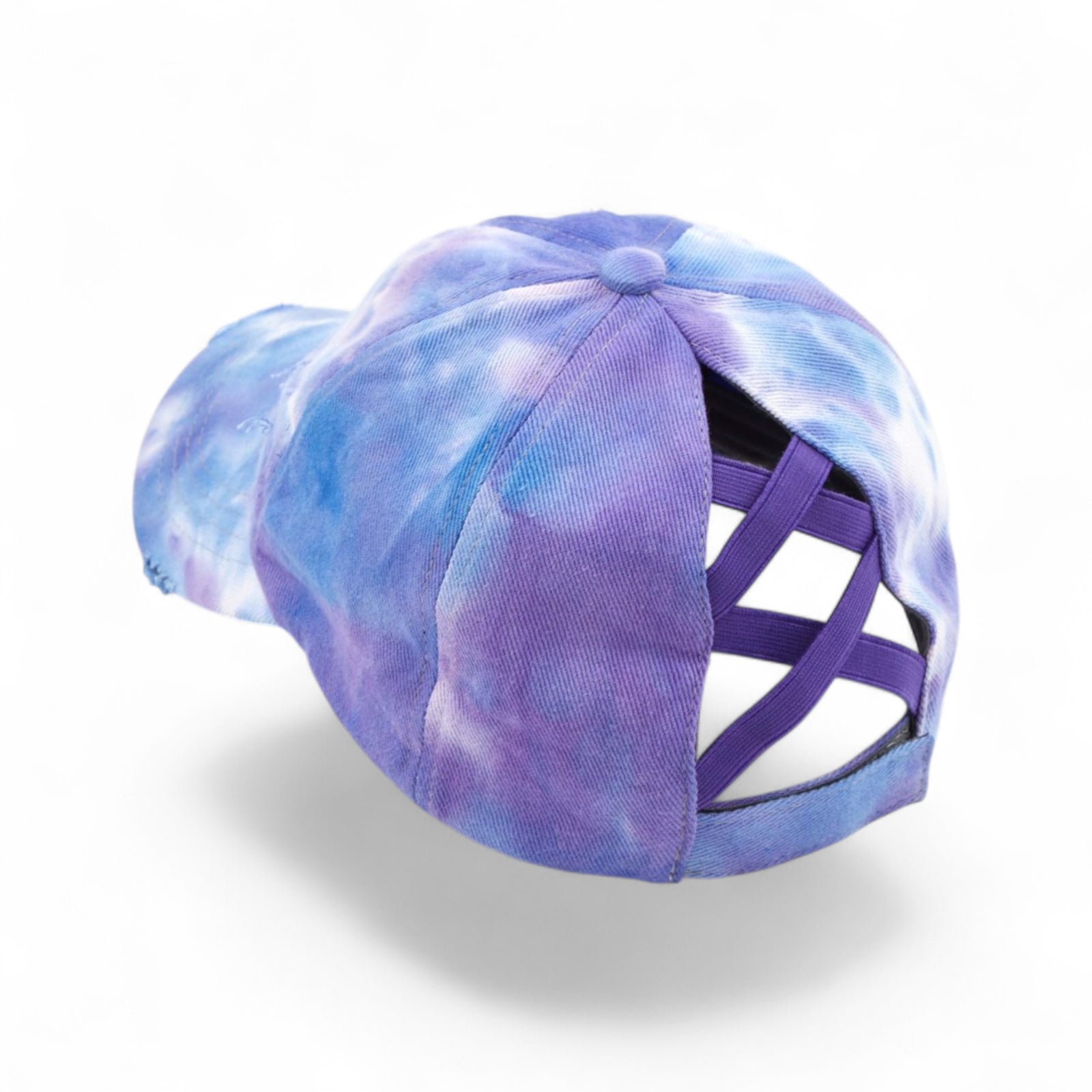 C.C® Criss Cross Ponytail Cap - Women's Cotton Baseball Hat for Ponytails & Braids