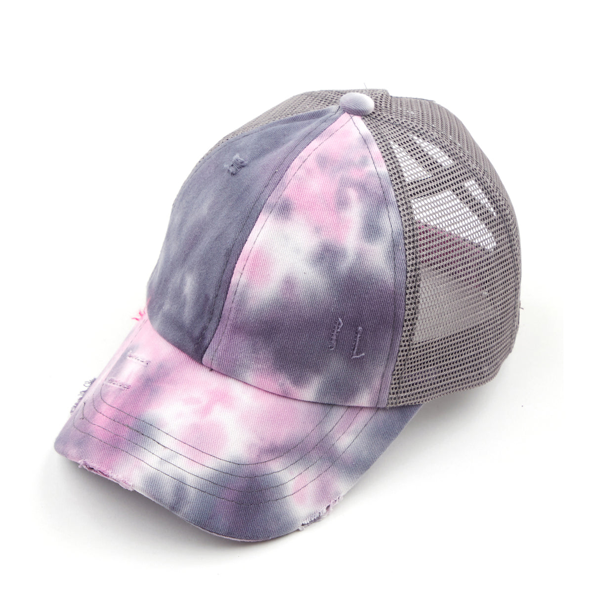 C.C® Multi-Level Criss Cross Ponytail Cap - Women's Baseball Hat for Braids & Buns