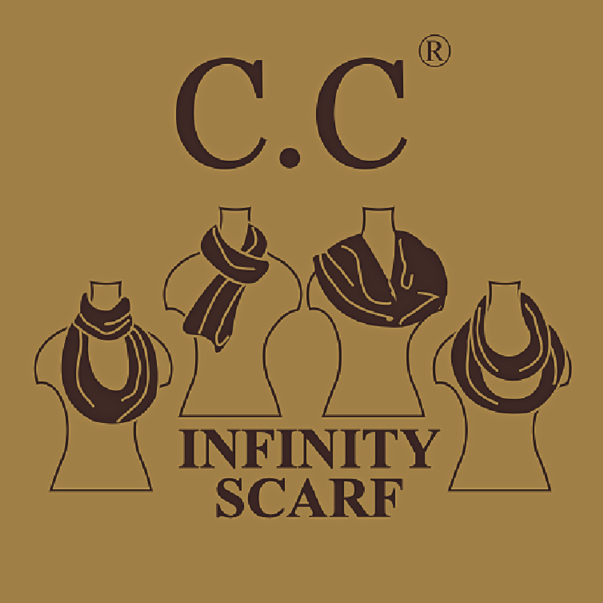 Multicolor Infinity Scarf CC Crafted for Women One Size