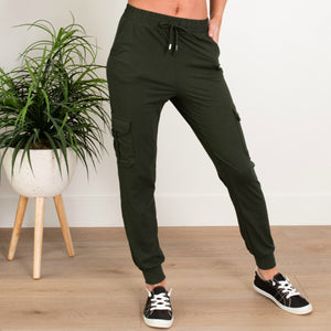 Ultra Soft Joggers With Cargo Pocket | Small-Large Sizes - Truly Contagious