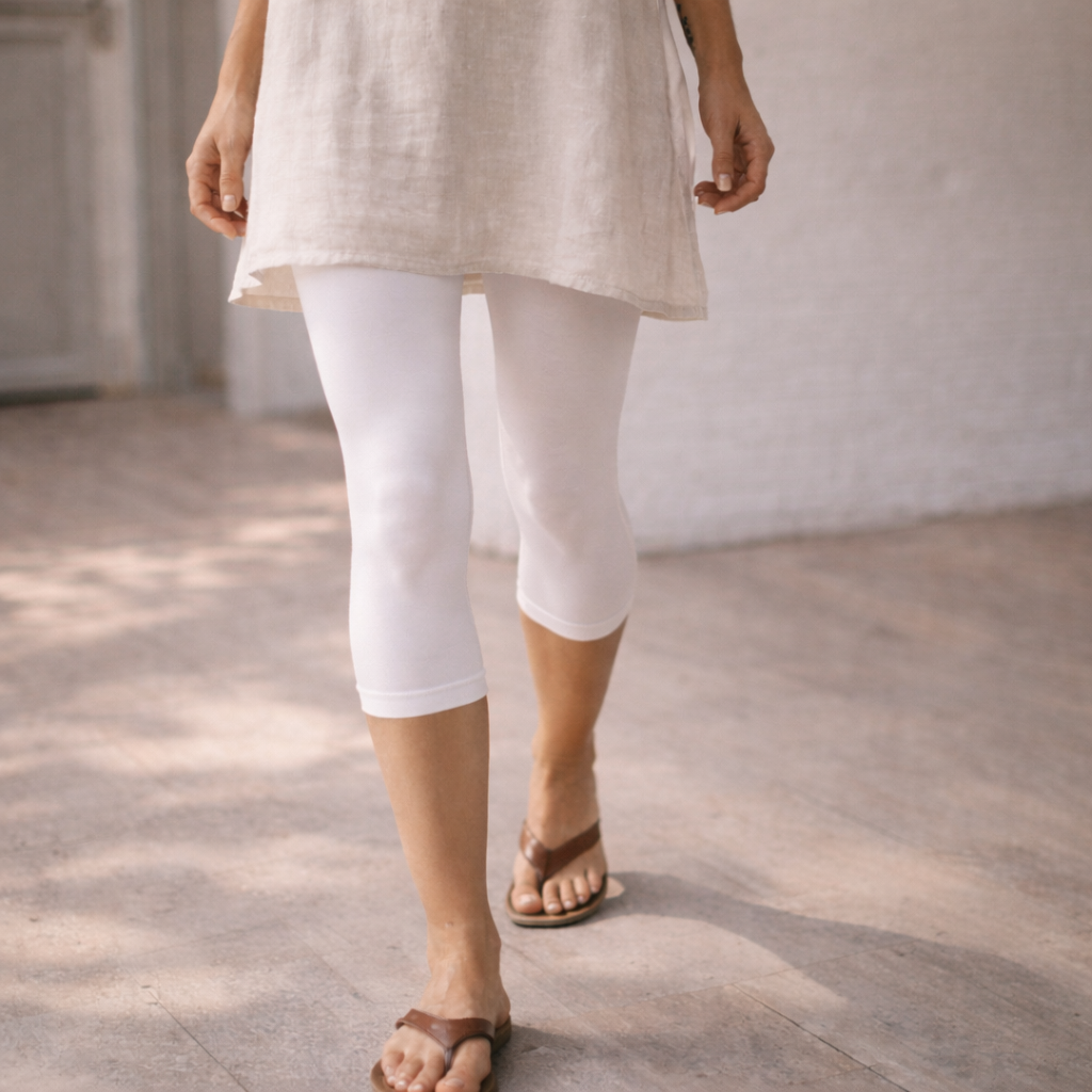 Capri Leggings Women Pull On Comfort Truly Contagious