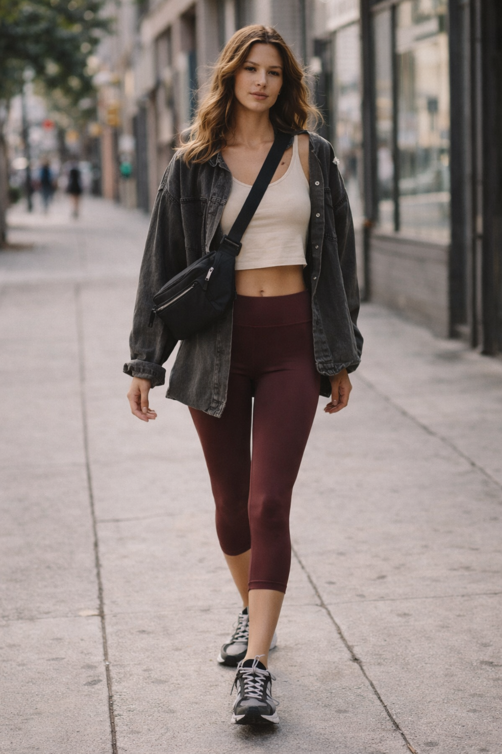 Capri Leggings Women Pull On Comfort Truly Contagious