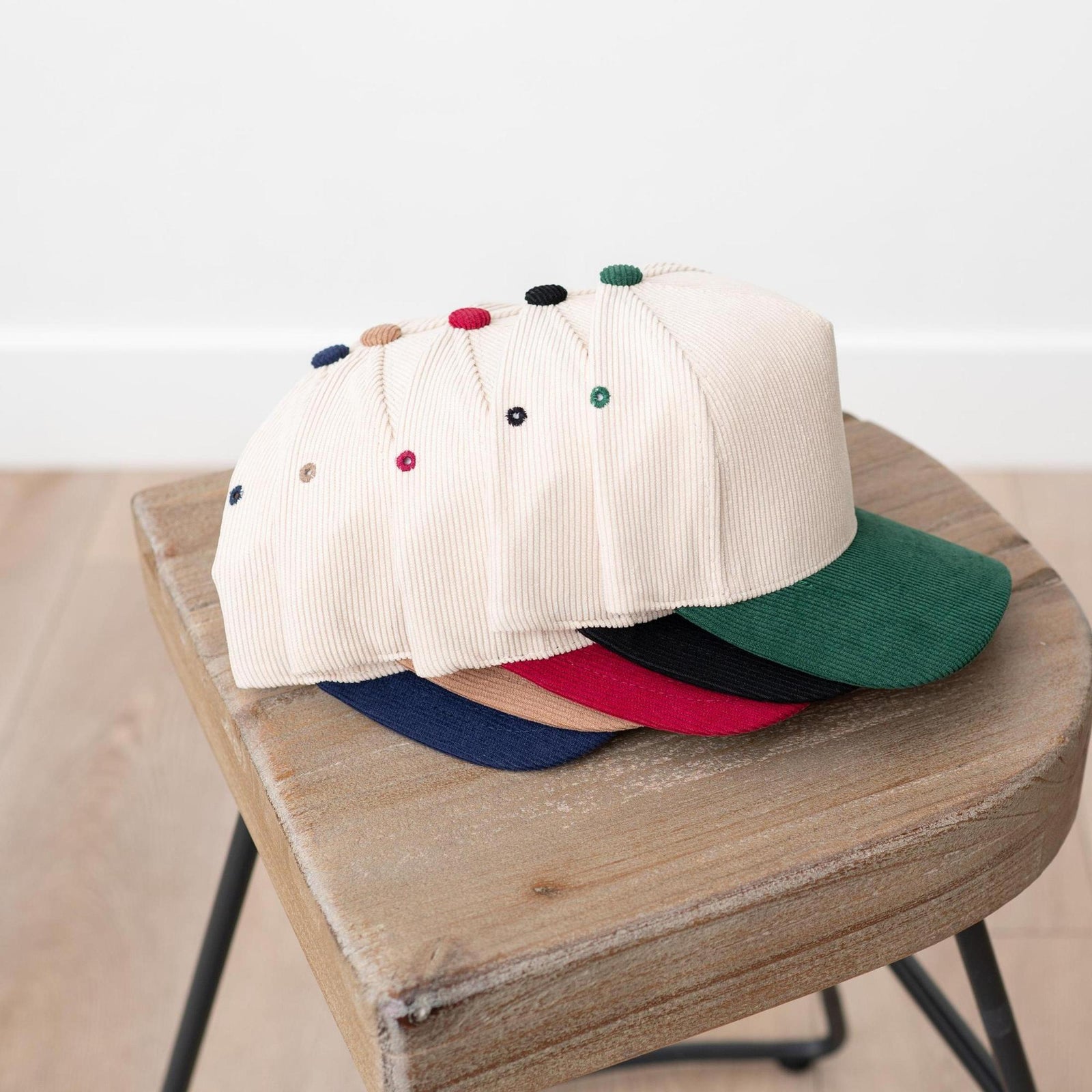 Truly Contagious Corduroy Snap Back Adjustable Trucker Cap