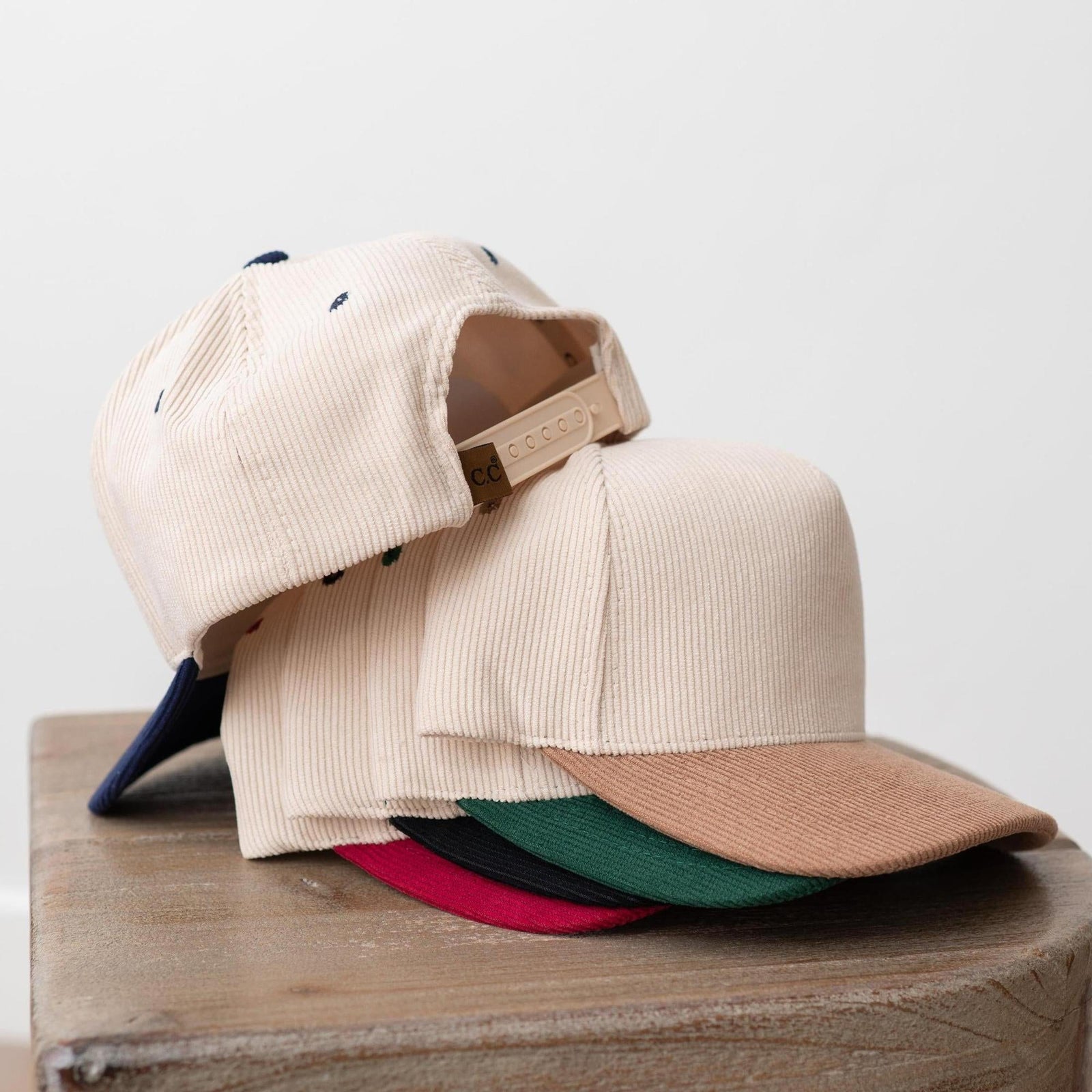 Truly Contagious Corduroy Snap Back Adjustable Trucker Cap