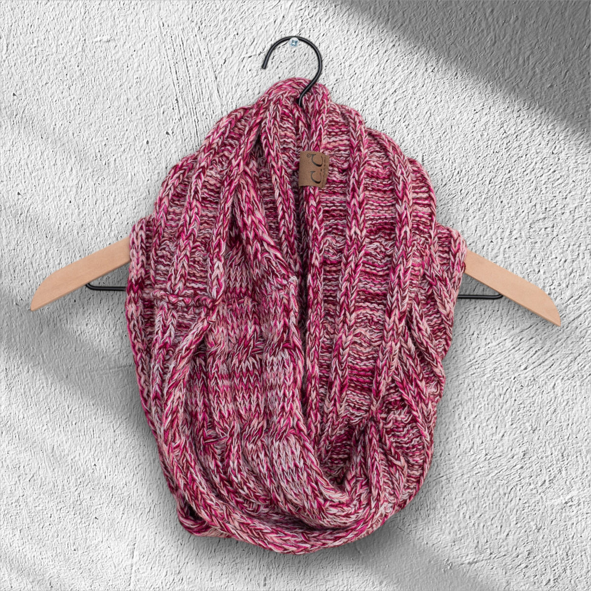 Multicolor Infinity Scarf CC Crafted for Women One Size