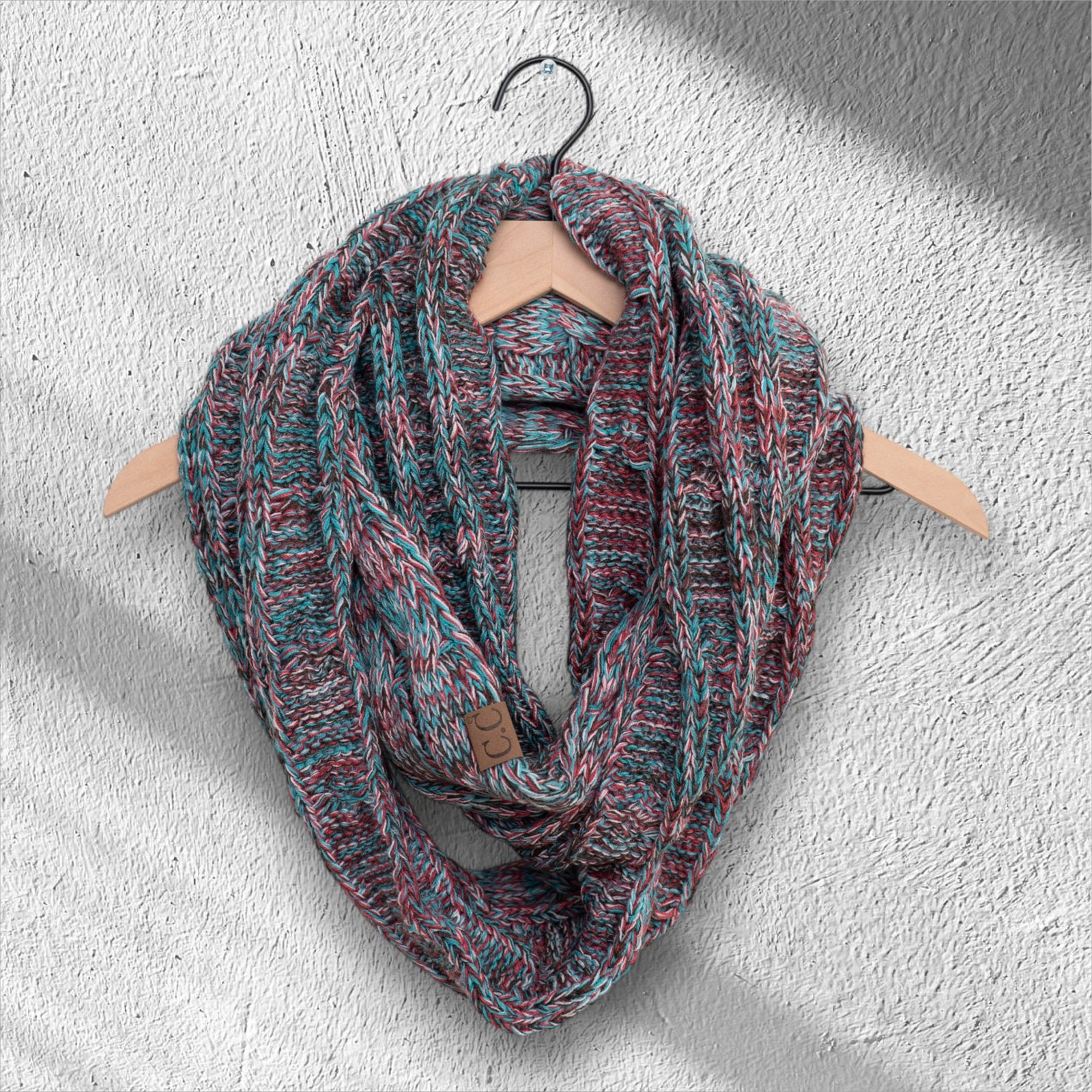 Multicolor Infinity Scarf CC Crafted for Women One Size
