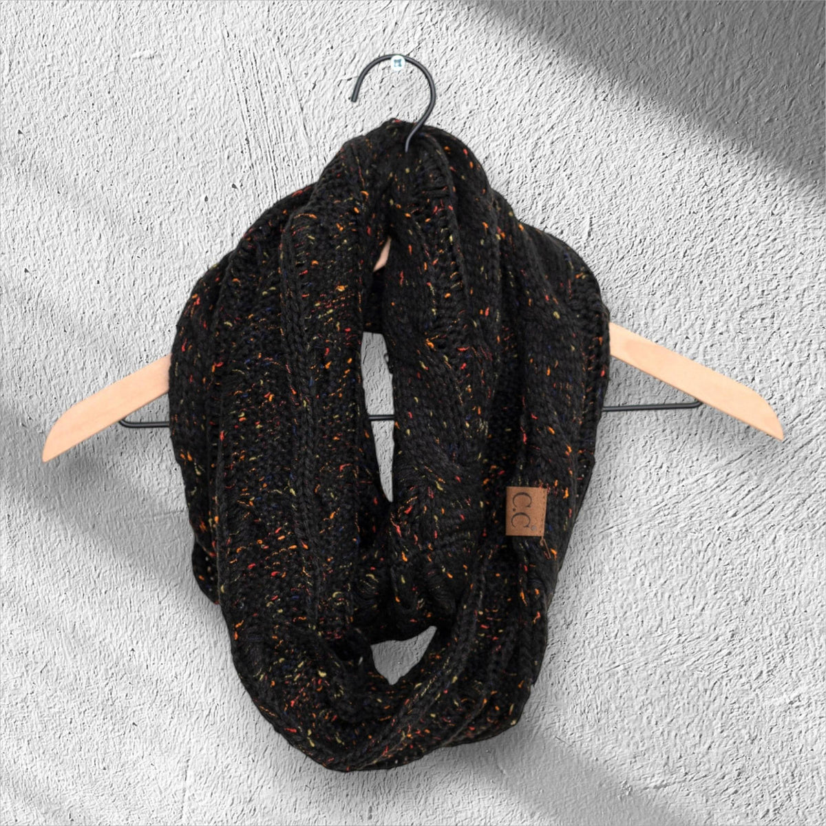 Multicolor Infinity Scarf CC Crafted for Women One Size