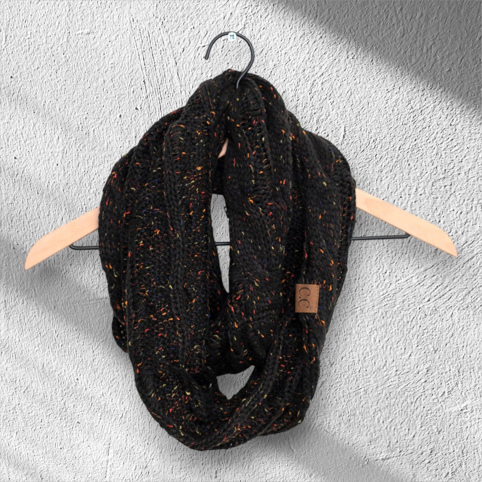 Multicolor Infinity Scarf CC Crafted for Women One Size