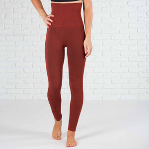 Compression Tummy Control Leggings | Fleece Lined (Yelete) - Truly Contagious