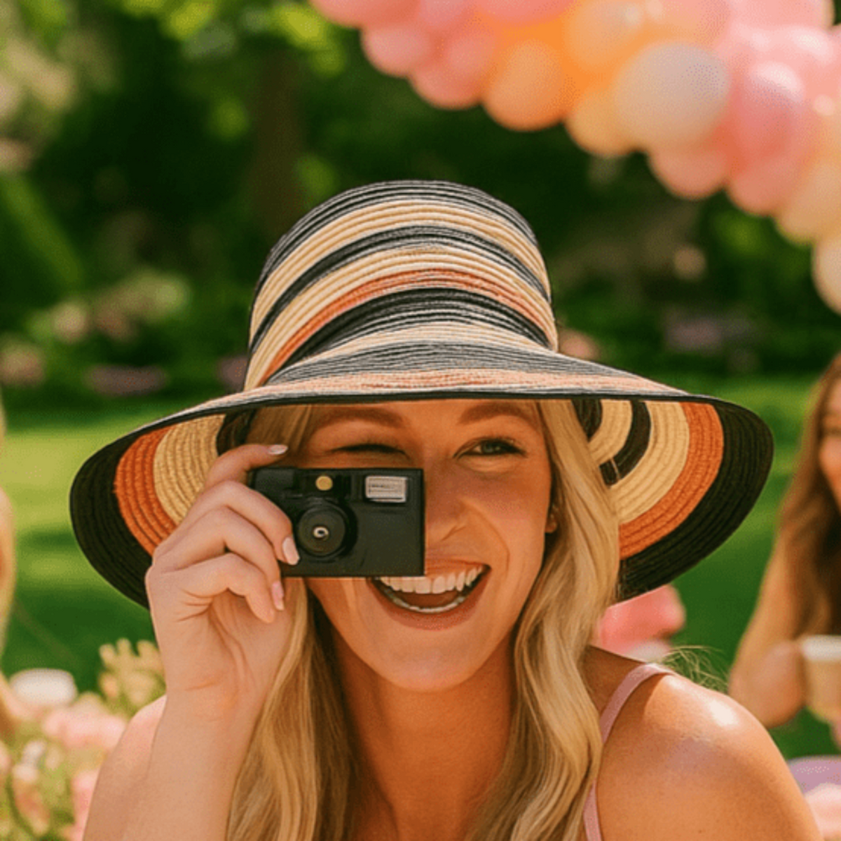 Easy Rollable Straw Visor Hat - Truly Contagious