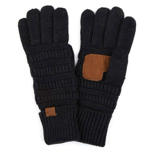 CC Cozy Metallic Tech Screen Gloves