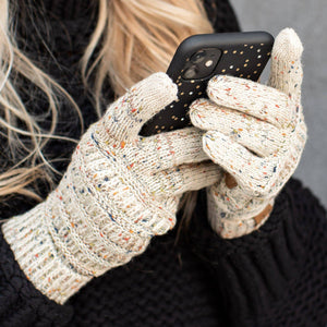 CC Cozy Confetti Tech Screen Touch Gloves - Truly Contagious