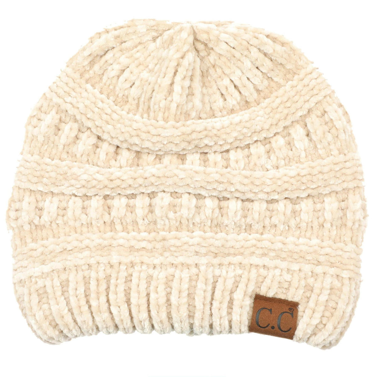 C.C Super Soft Ribbed Chenille Beanie