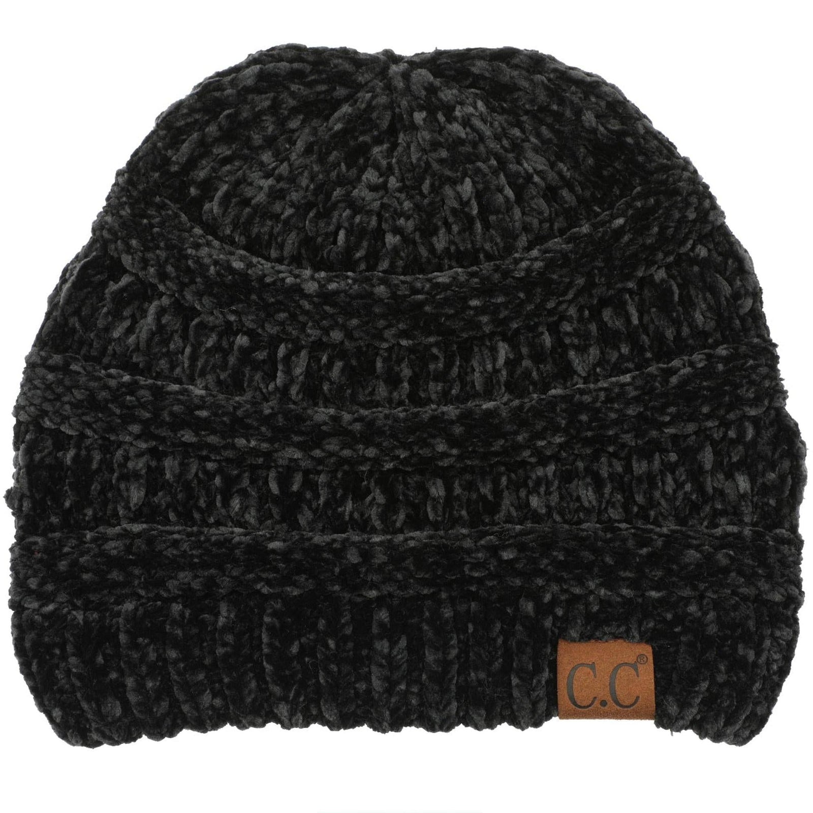 C.C Super Soft Ribbed Chenille Beanie