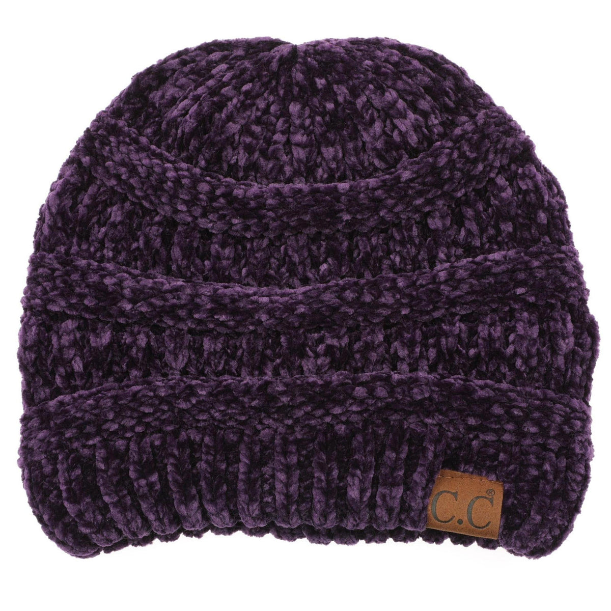 C.C Super Soft Ribbed Chenille Beanie