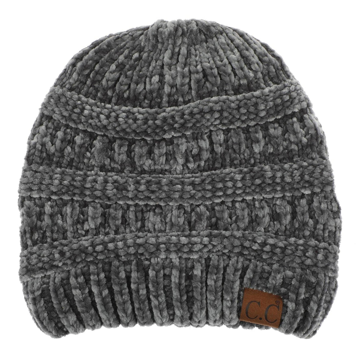 C.C Super Soft Ribbed Chenille Beanie
