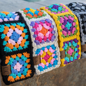 CC Handmade Colorful Crochet Pattern Head Wrap - Truly Contagious