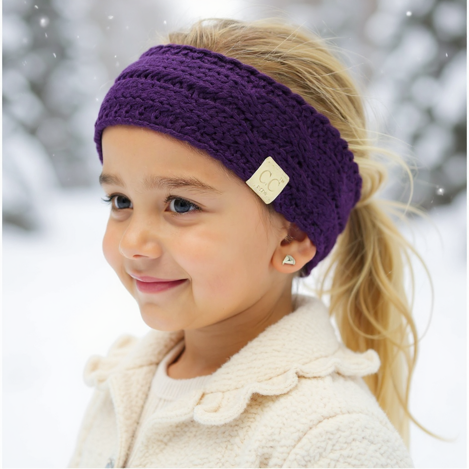 C.C® Kids Sherpa Lined Head Wrap
