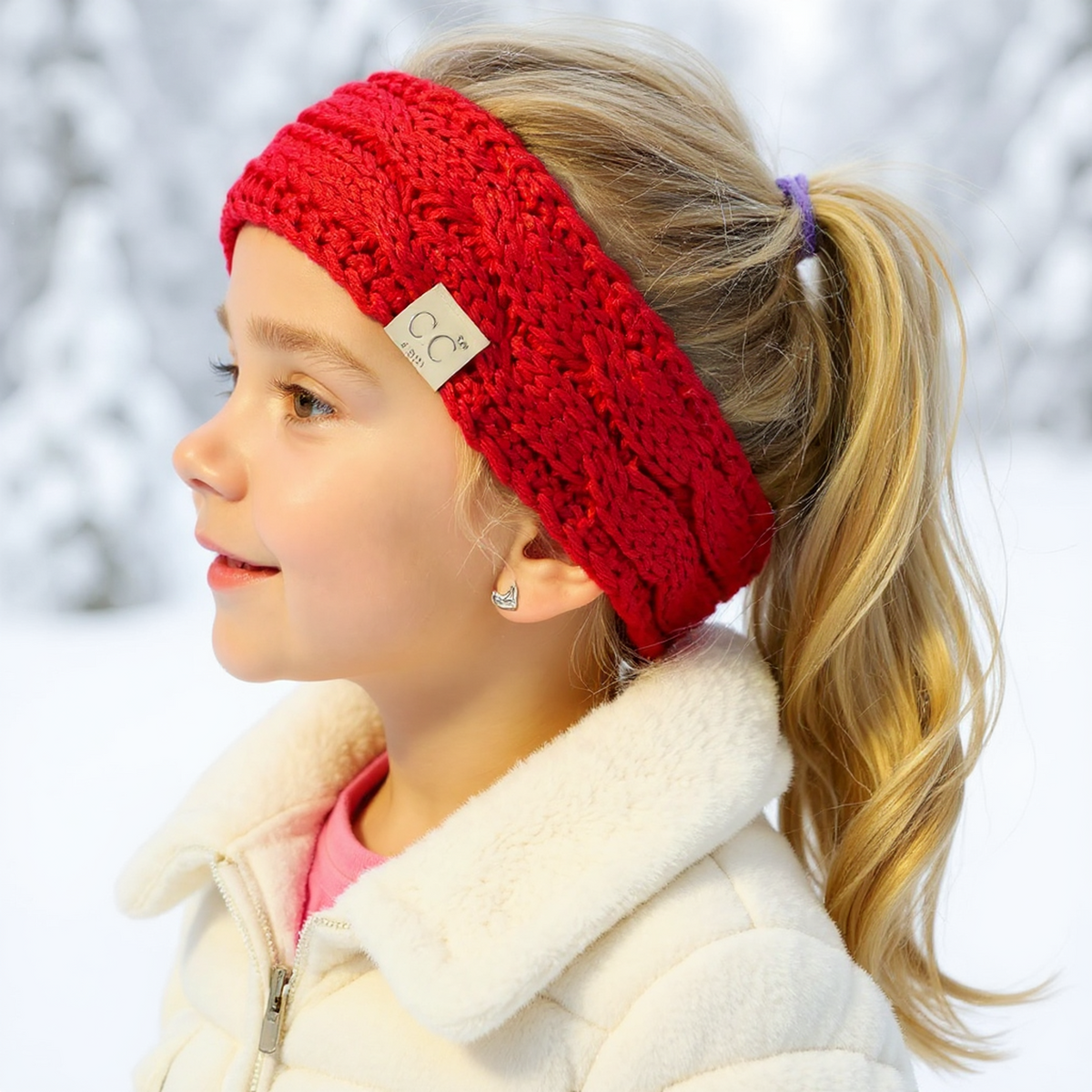 C.C® Kids Sherpa Lined Head Wrap