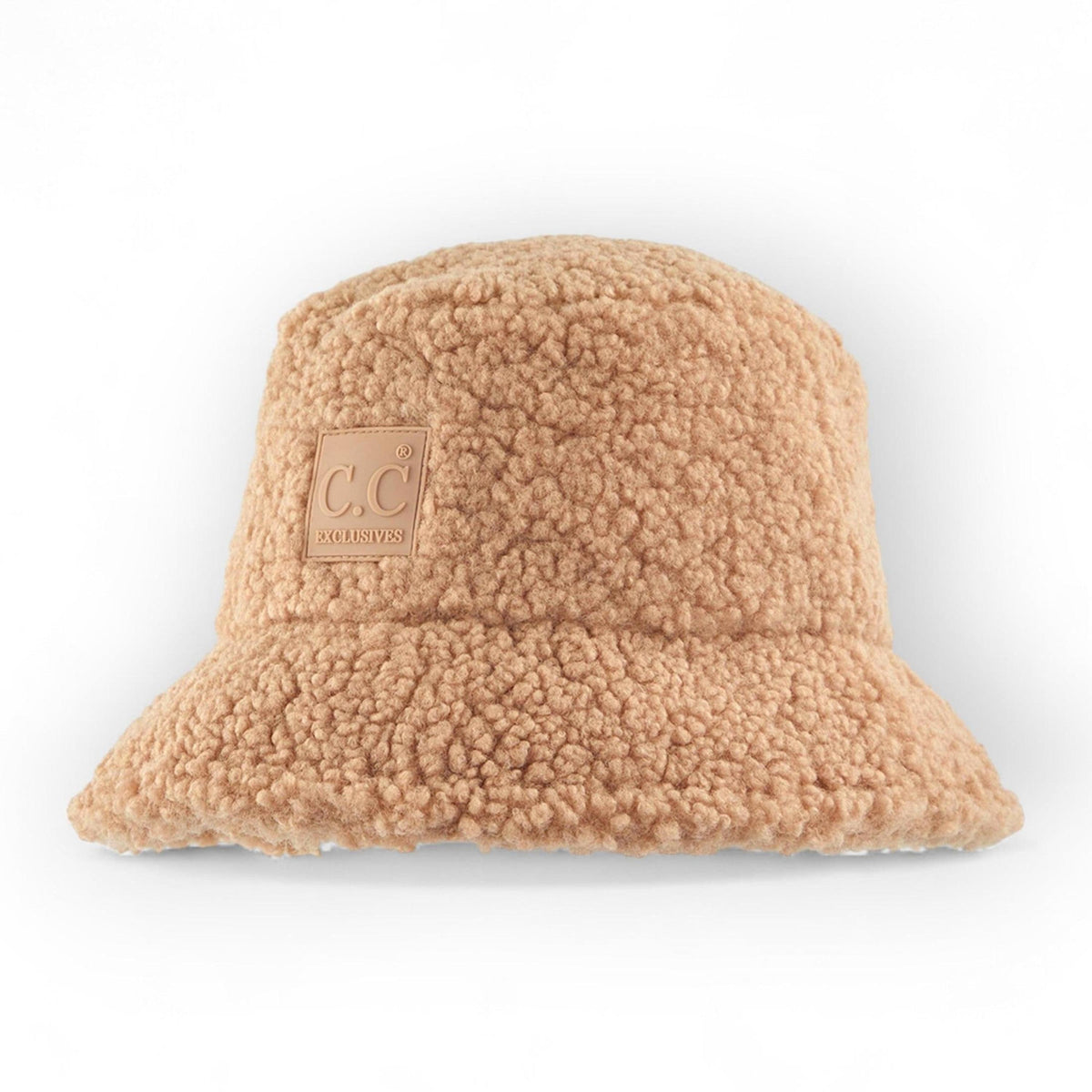 CC Sherpa Adjustable Bucket Hat For Women UV Protection