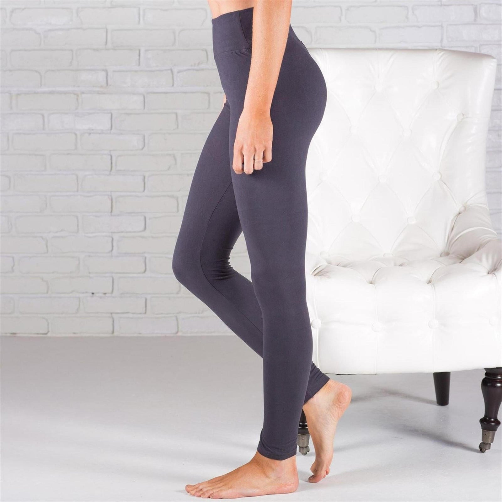 Women Leggings Fleece Lined Ultra Soft 3 Waist New Mix