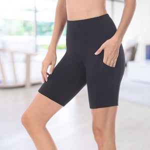 Tummy Control Biker Short  | Cell Phone Pocket