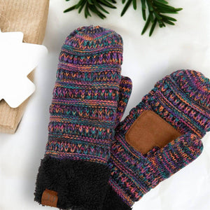 CC Crafted Multi Color Mittens - 2 Sizes - Truly Contagious