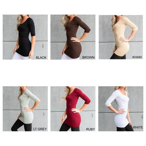 Compression 3/4 Sleeve Layering Basic - Truly Contagious