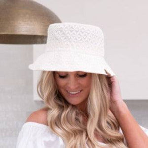 CC Eyelet Knit Bucket Hat - Truly Contagious