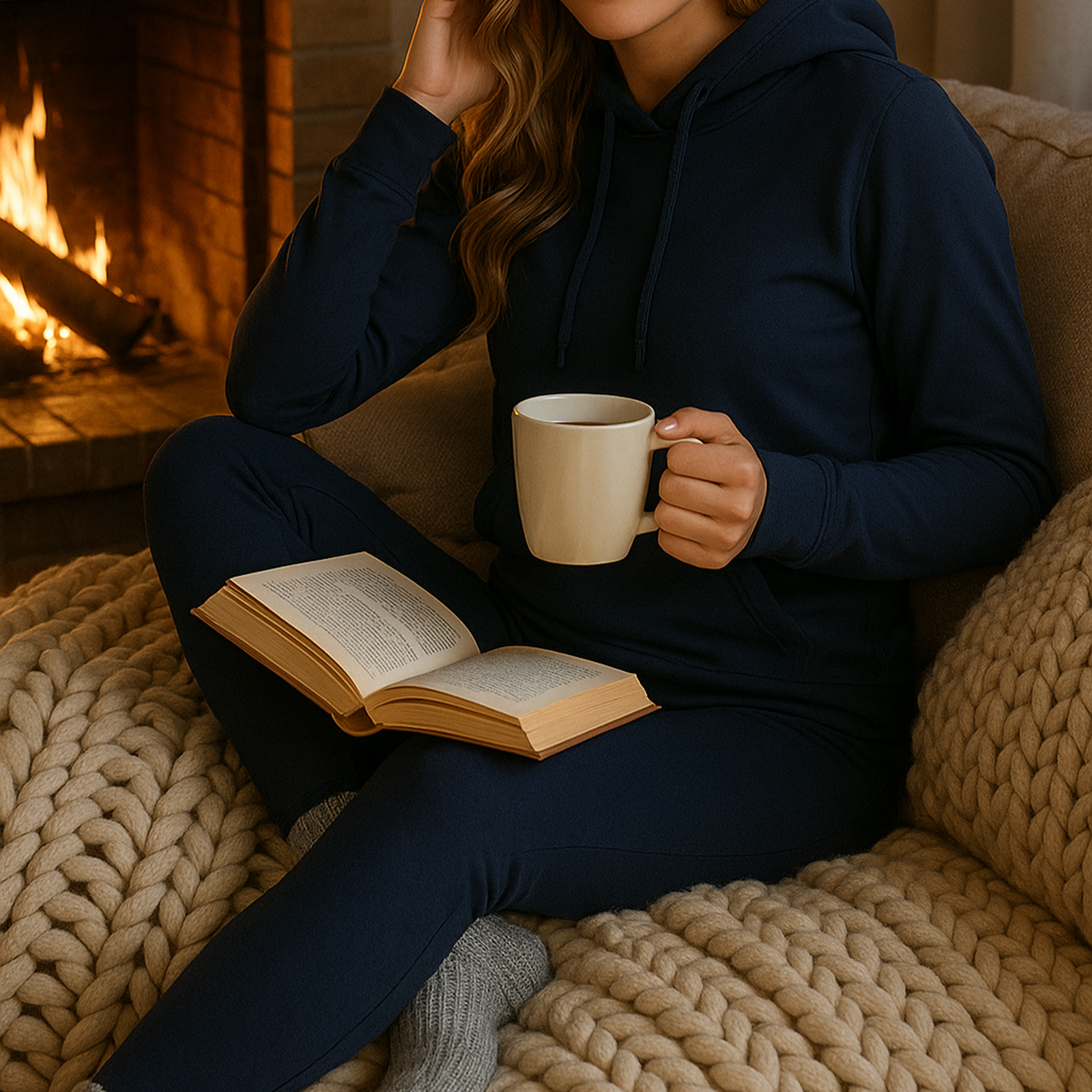 Ultra Soft Phone Pocket Hoodie Set