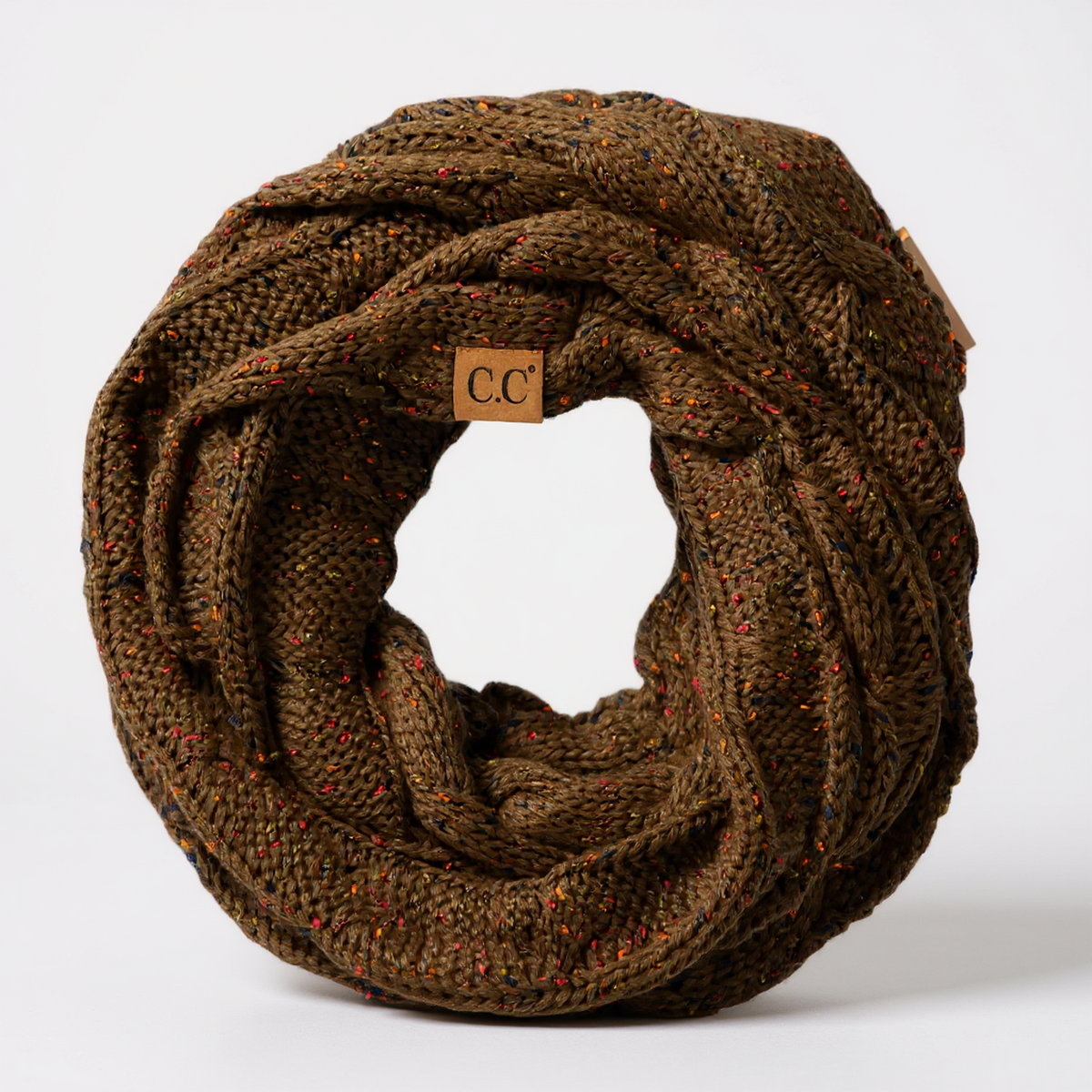 C.C Confetti Infinity Scarf - Stylish Winter Accessory