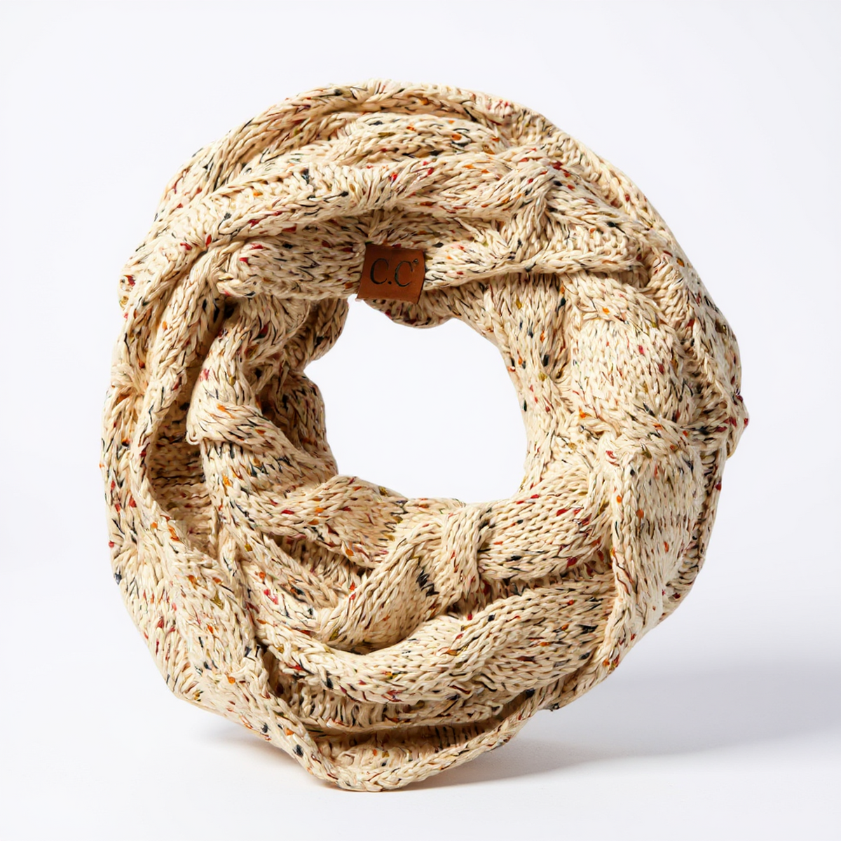 C.C Confetti Infinity Scarf - Stylish Winter Accessory