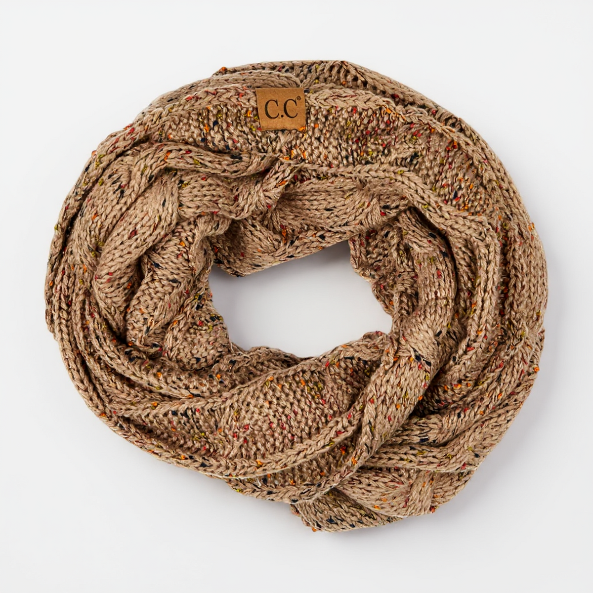 C.C Confetti Infinity Scarf - Stylish Winter Accessory