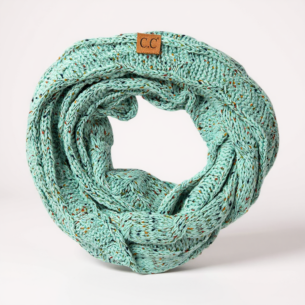 C.C Confetti Infinity Scarf - Stylish Winter Accessory