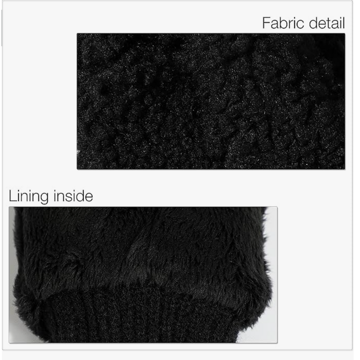 CC Soft Sherpa Mittens - Fold-Down Convertible Winter Mittens