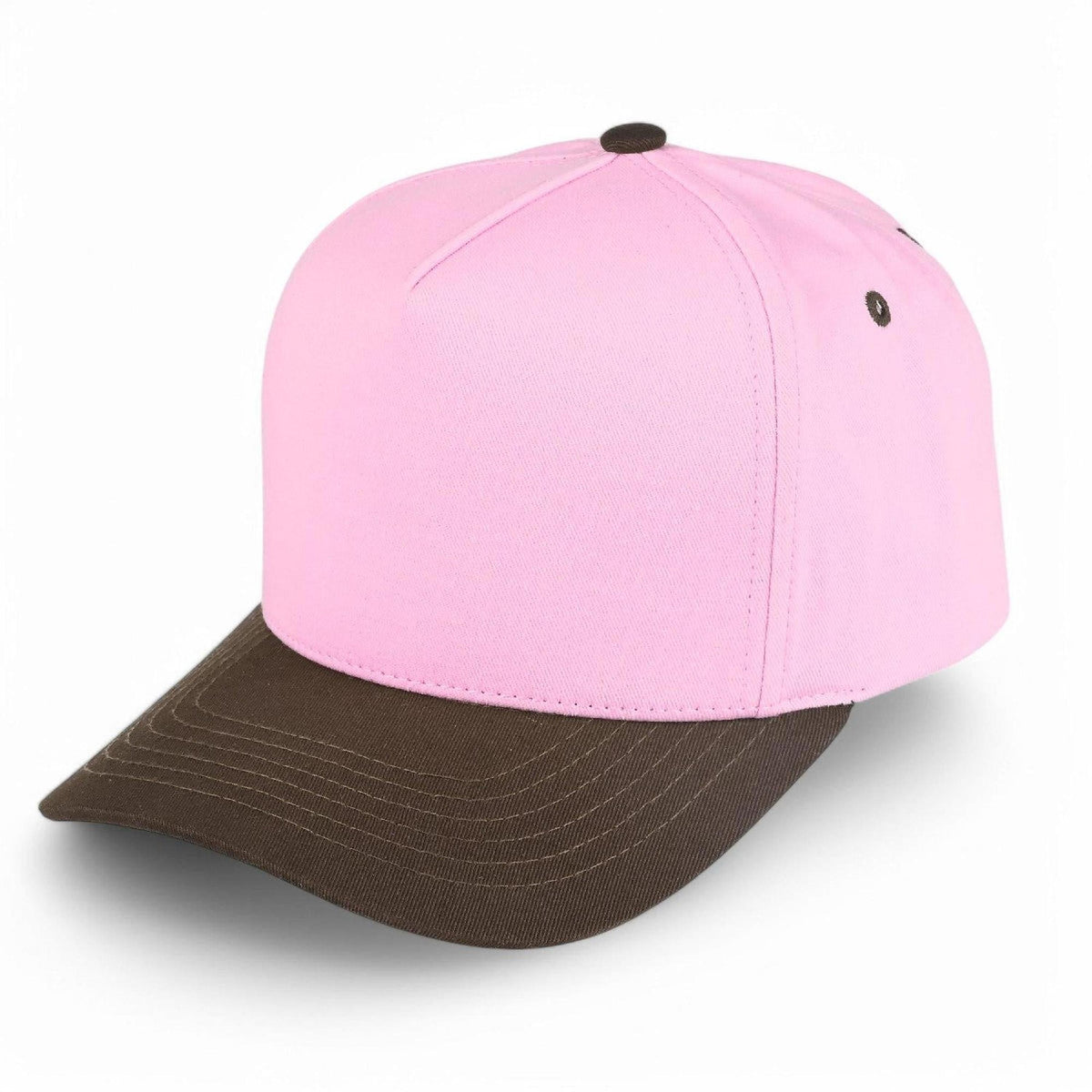 C.C Brand Two Tone Canvas Trucker Cap - Snapback Baseball Hat