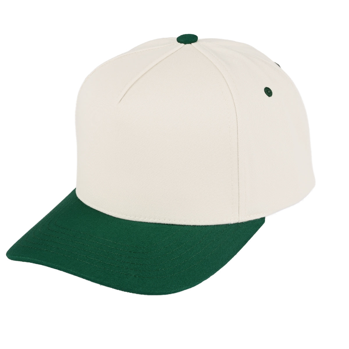 C.C Brand Two Tone Canvas Trucker Cap - Snapback Baseball Hat