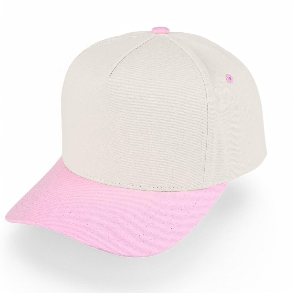 C.C Brand Two Tone Canvas Trucker Cap - Snapback Baseball Hat