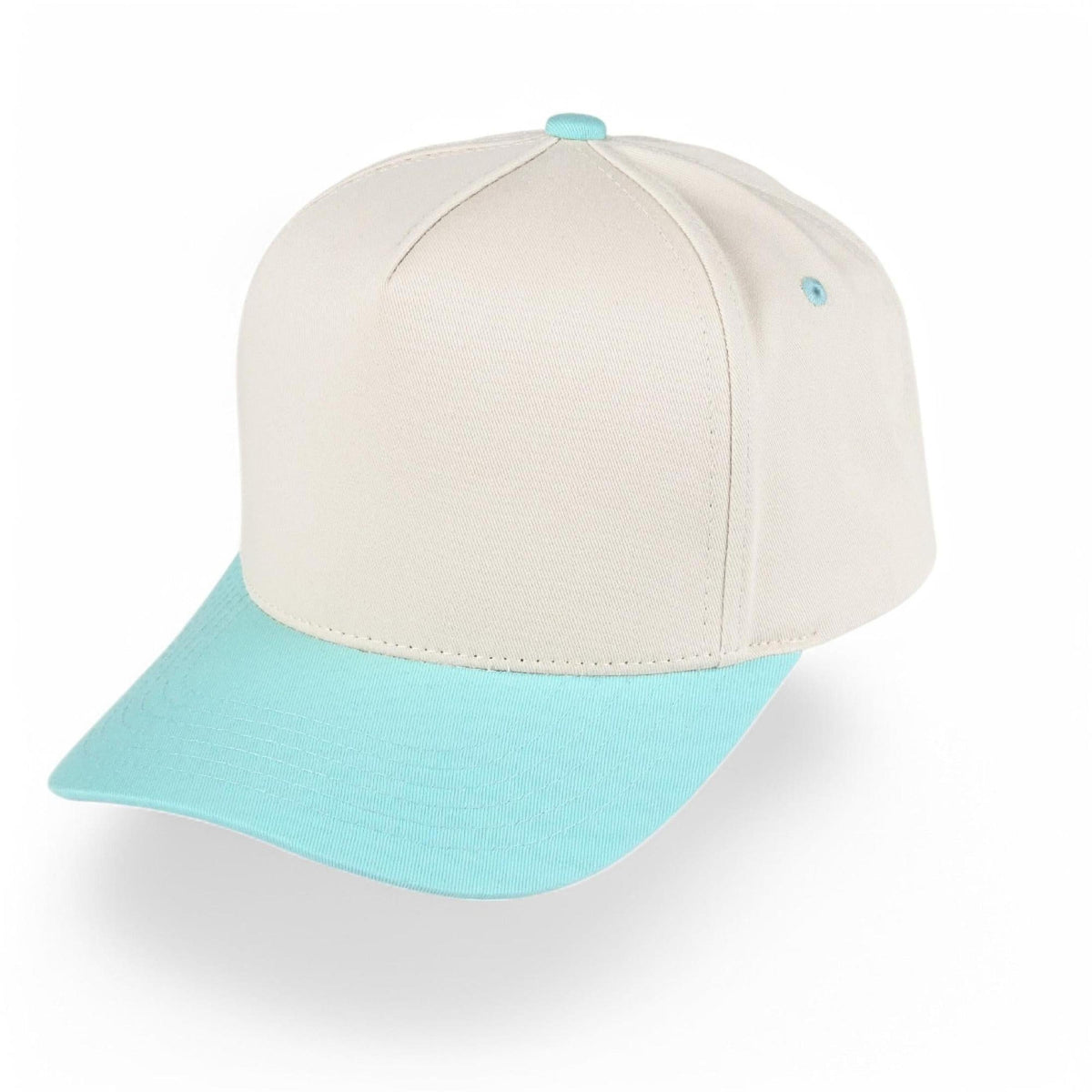 C.C Brand Two Tone Canvas Trucker Cap - Snapback Baseball Hat