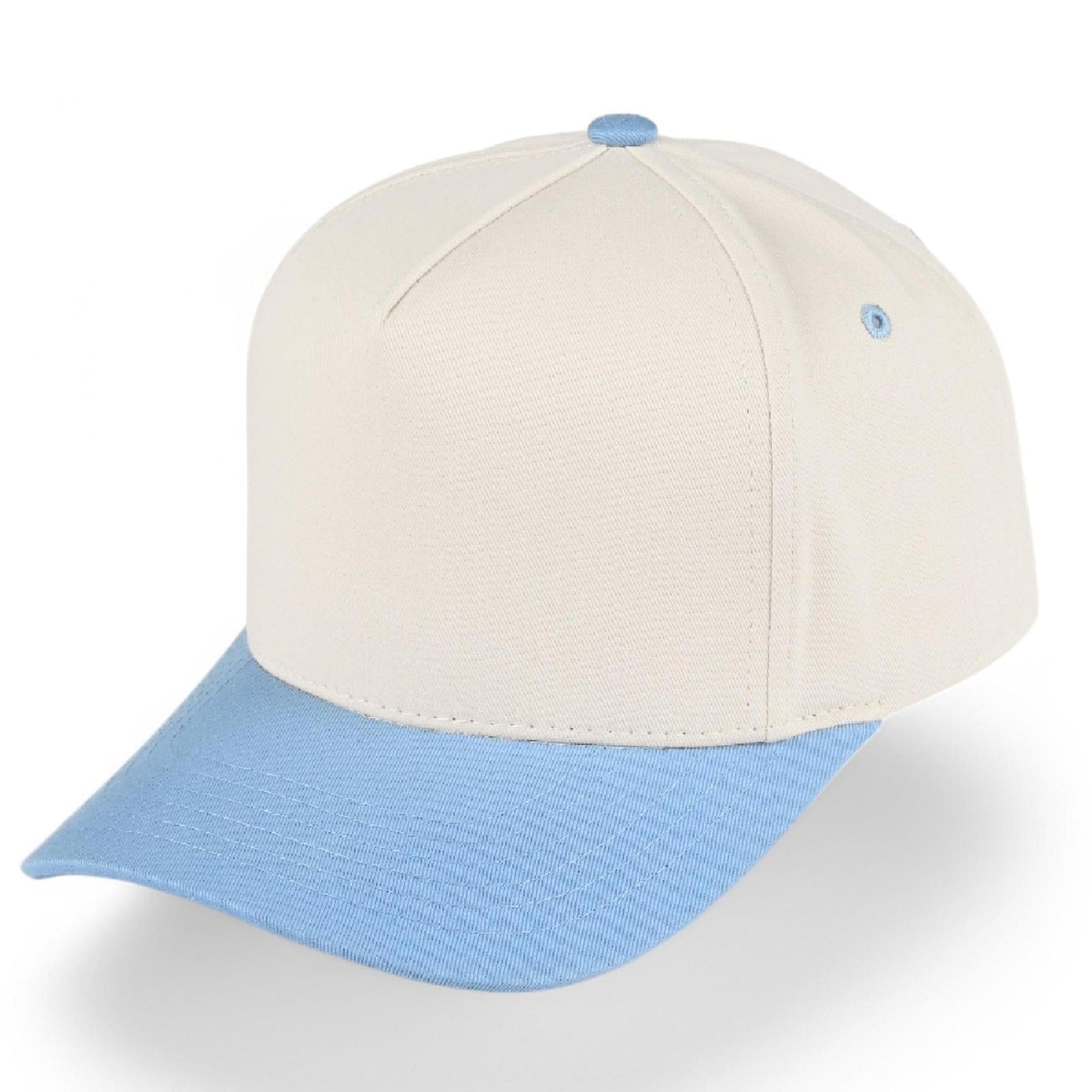 C.C Brand Two Tone Canvas Trucker Cap - Snapback Baseball Hat