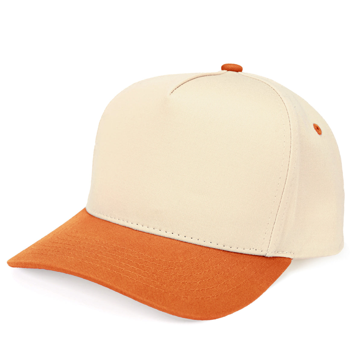 C.C Brand Two Tone Canvas Trucker Cap - Snapback Baseball Hat