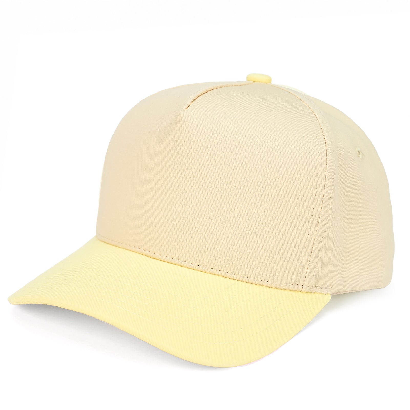C.C Brand Two Tone Canvas Trucker Cap - Snapback Baseball Hat