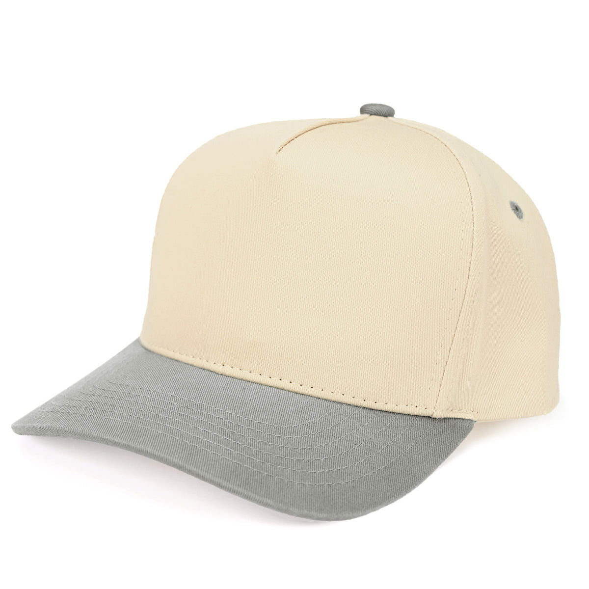 C.C Brand Two Tone Canvas Trucker Cap - Snapback Baseball Hat