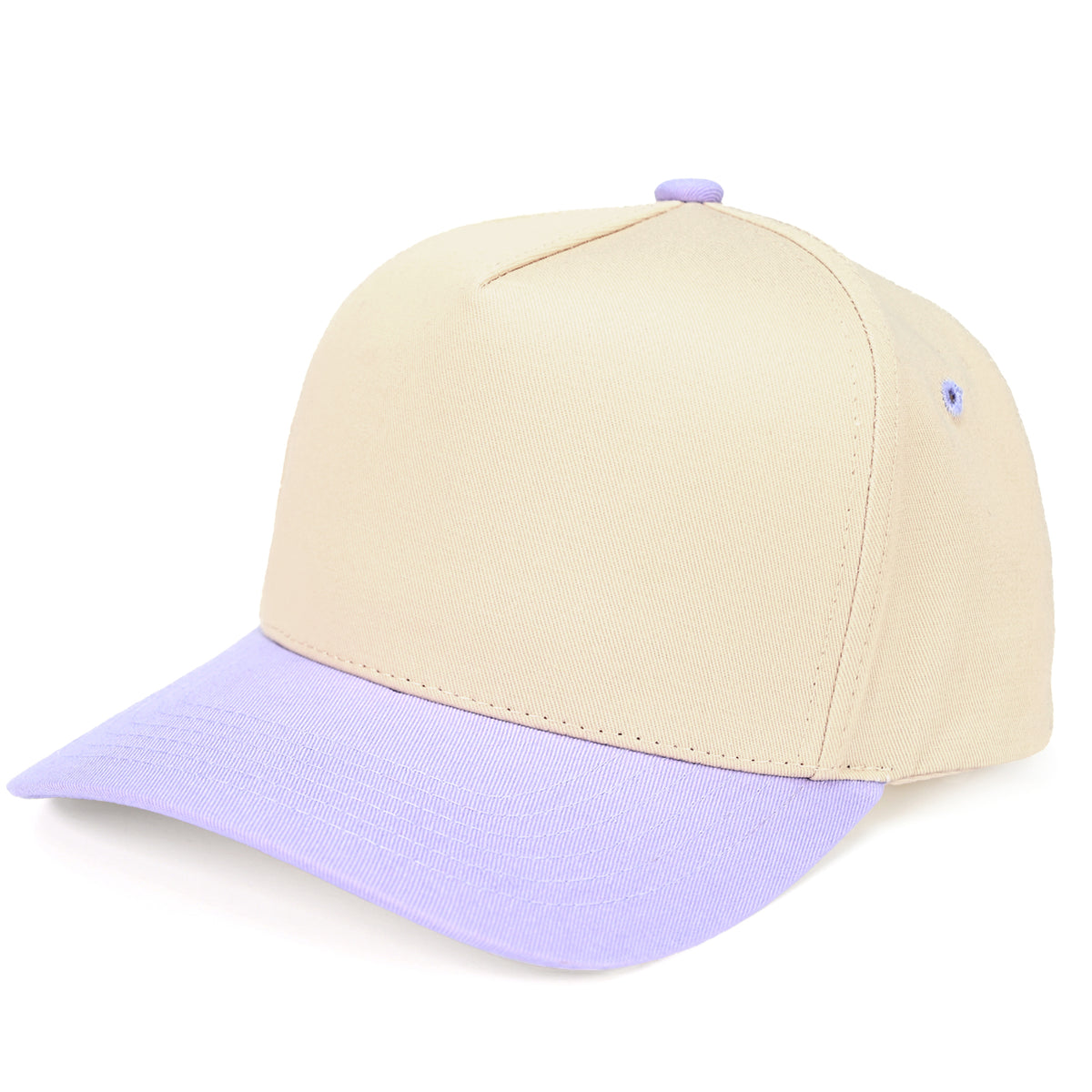 C.C Brand Two Tone Canvas Trucker Cap - Snapback Baseball Hat