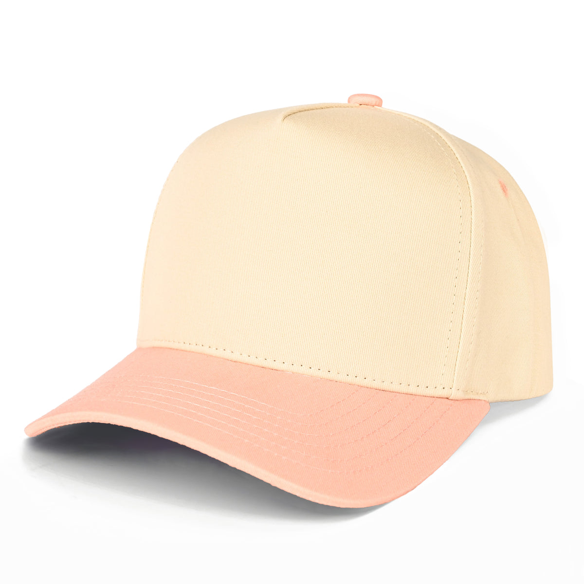 C.C Brand Two Tone Canvas Trucker Cap - Snapback Baseball Hat