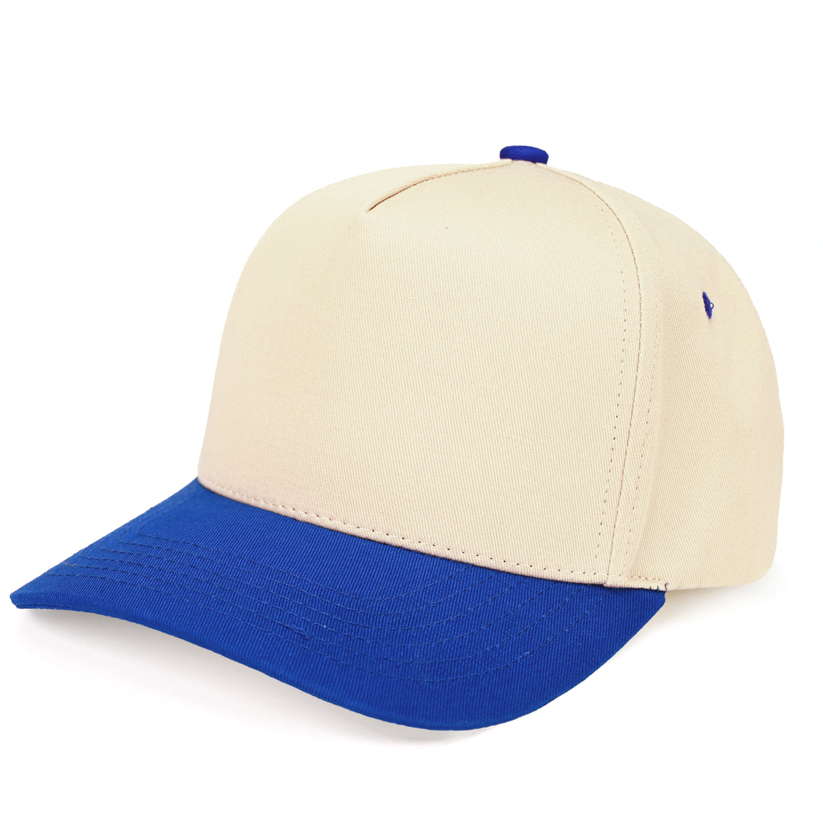 C.C Brand Two Tone Canvas Trucker Cap - Snapback Baseball Hat