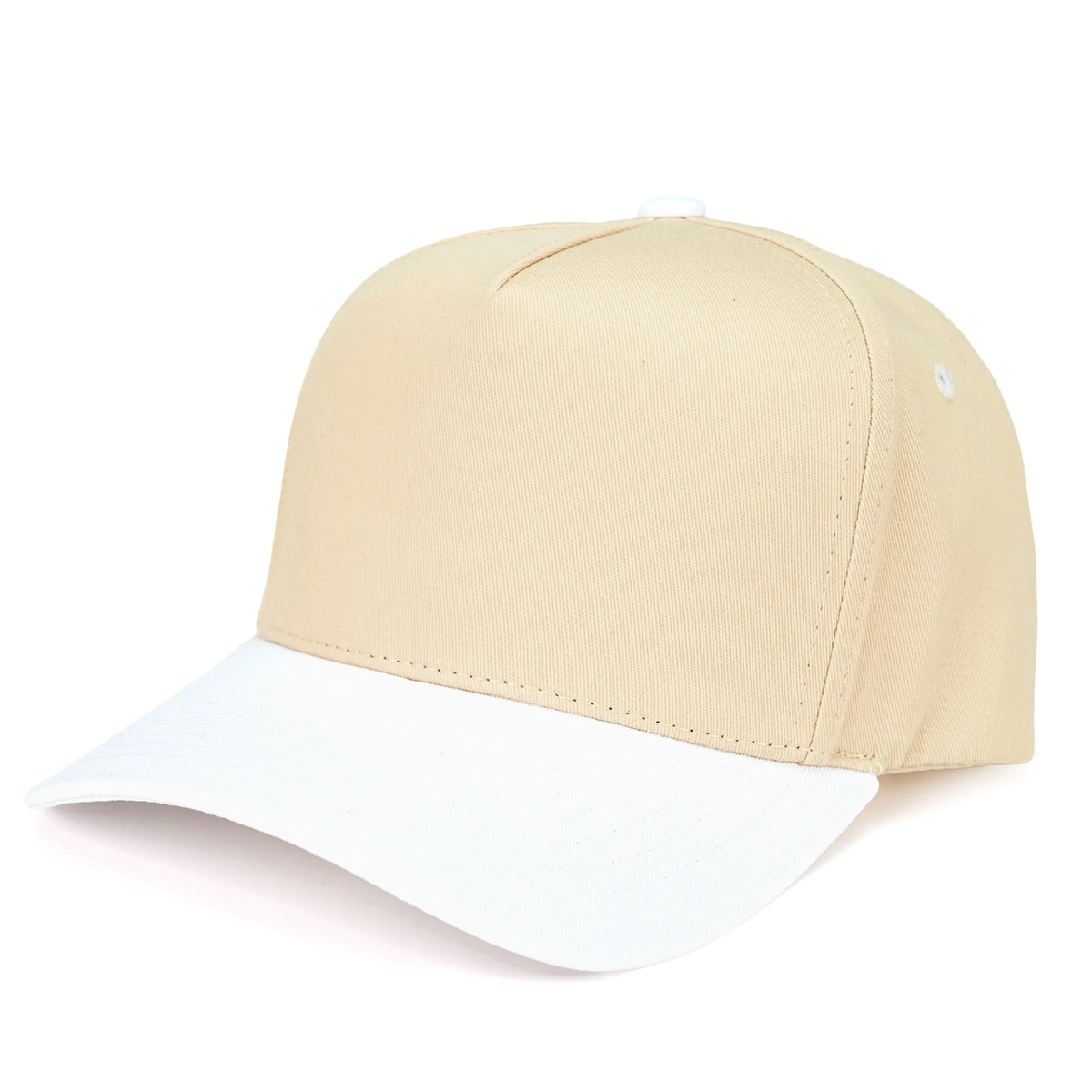 C.C Brand Two Tone Canvas Trucker Cap - Snapback Baseball Hat