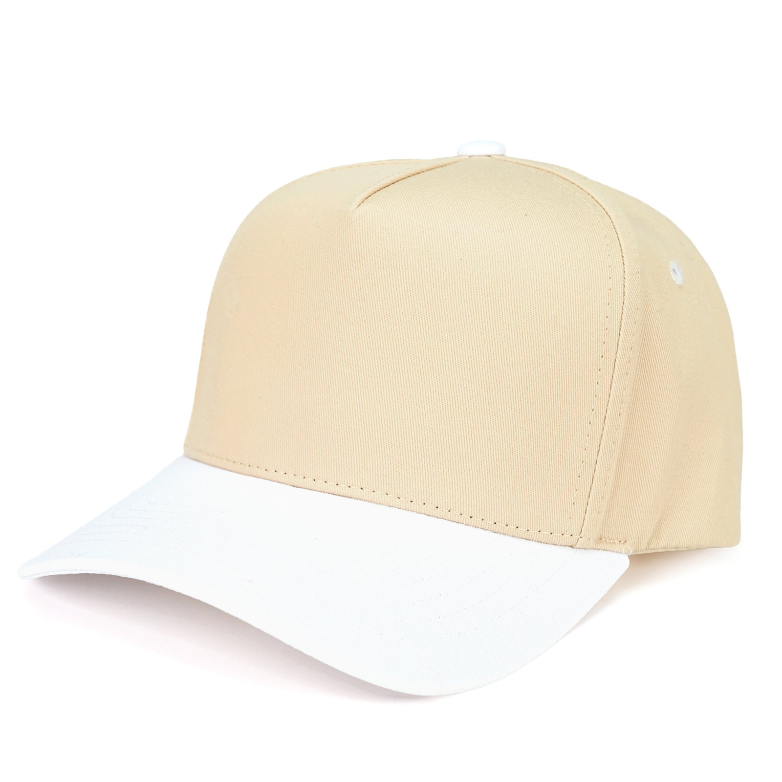 C.C Brand Two Tone Canvas Trucker Cap - Snapback Baseball Hat